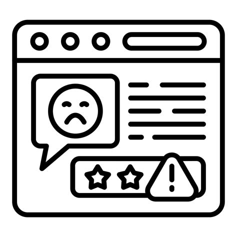 Complaint Icon Style 21265432 Vector Art at Vecteezy