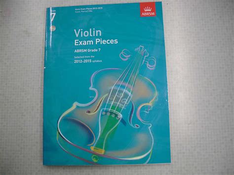 Abrsm Violin Exam Pieces 2012 2015 Grade 7 Score Part And Cd Reverb