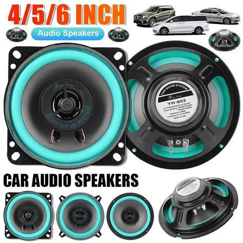 Altavoz Coaxial HIFI De 2 V As Para Coche Altavoz Est Reo De Alta Gama