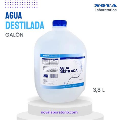 Agua destilada qué es compra en Ecuador Nova Laboratorios