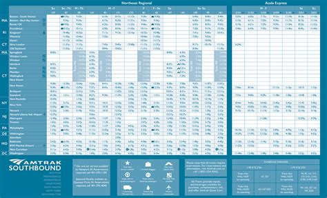 Amtrak Schedule Redesign :: Behance