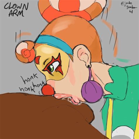 Rule 34 Arms Game Balls Deep Blowjob Clown Clown Girl Cum In Mouth Dark Skinned Male