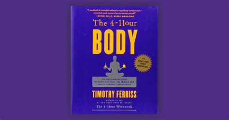 The 4 Hour Body An Uncommon Guide To Rapid Fat Loss Incredible Sex