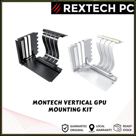 Montech Vertical Gpu Mounting Kit Pcie Riser Cable Shopee Malaysia