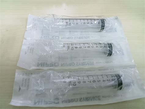 Nipro Ml Syringe Without Needle Health Nutrition Medical Supplies