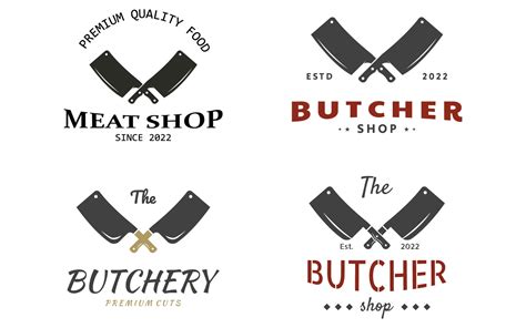 Butcher Knife Vector Logo Template Graphic By Hati Royani · Creative