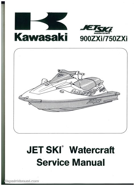 1995 1997 Kawasaki Jet Ski 900 750 Zxi Factory Service Manual