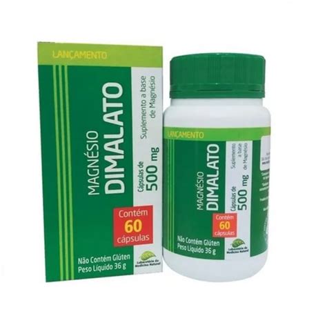 Magnesio Dimalato Medinal Frasco 60 Capsulas