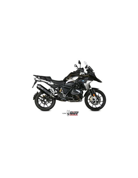 Silencieux Mivv Speed Edge Inox Noir Casquette Carbone Bmw R Gs