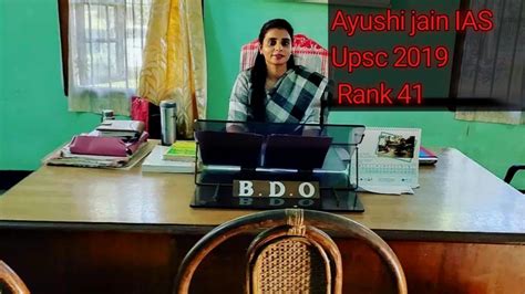 Ayushi Jain Ias Upsc Topper 2019 Rank 41 2020 Ias Lbsnaa Time 2020