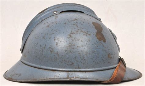 Cs Militaria Ww French Infantry M Adrian Helmet In Early War Light