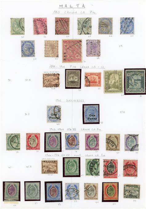 British Commonwealth Stamp Collection In Seven Albums Mint And Used