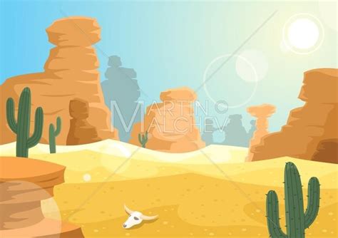 Desert Drawing, Desert Painting, Western Party Decorations, Wild West ...