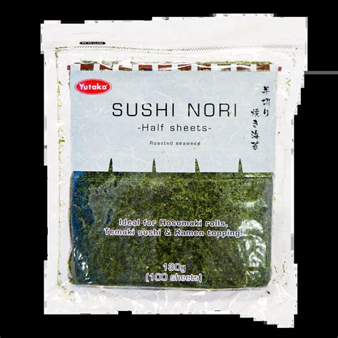 Sushi Nori Full Sheets 130g (50 Sheets)