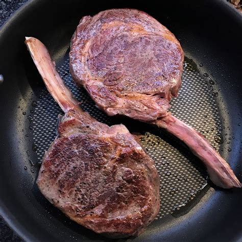 Sous Vide Tomahawk Steaks Annabel S Kitchen Recipe Sous Vide How