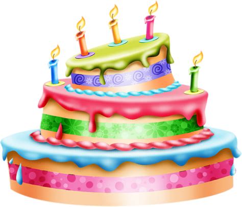 Anniversaire Gâteau Png Bougies Birthday Cake Clipart