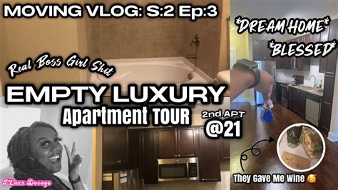 Moving VLOG S2 Ep 3 Empty LUXURY Apartment Tour Dream Home YouTube