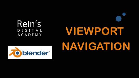 Viewport Navigation Free Blender 3D Basics Tutorial YouTube