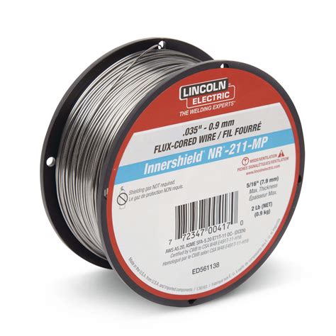 Lincoln Electric Flux Cored Gasless Welding Wire 1 8 Kg 0 035 In