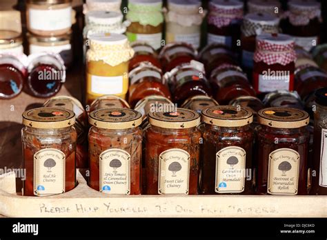 Jam Jars Display Market Hi Res Stock Photography And Images Alamy