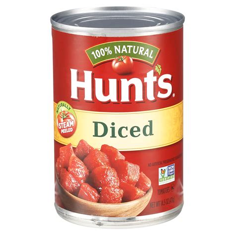 Hunts Diced Tomatoes 100 Natural 145 Oz Tomatoes And Paste Meijer