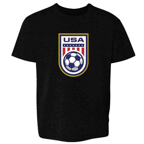 Usa Soccer Team National Crest T Shirt 7966 Seknovelty