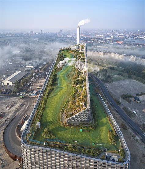 bjarke ingels group's copenhill energy plant photographed by hufton + crow