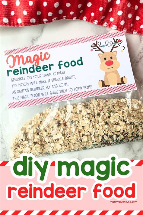 Best Ever Free Magical Reindeer Food Printable Magic Reindeer Food