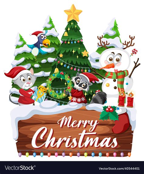 Merry Christmas Banner Clipart