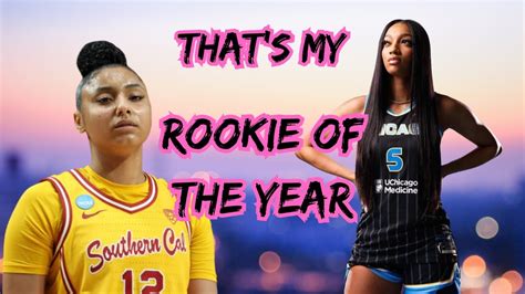 JuJu Watkins Picks Angel Reese As Her Rookie Of The Year In Front Of