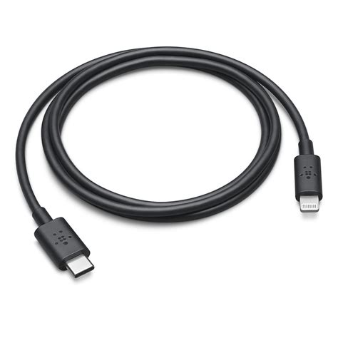 Cabo Usb C Lightning Mt Certificado Belkin Preto