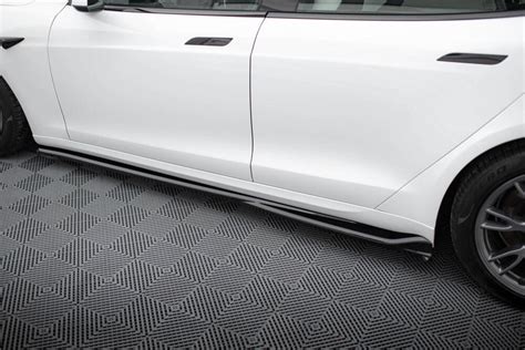 Side Skirts Diffusers V 1 Tesla Model S Plaid Mk1 Facelift Our Offer