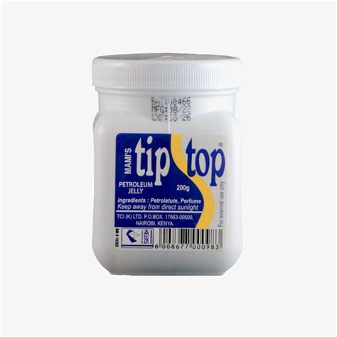 Tiptop White Pet Jelly 200g Triclover Industries