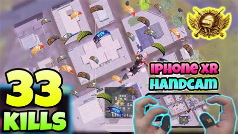 KING OF LIVIK IPHONE XR PUBG 2021 HANDCAM 5 Finger GYRO PUPG