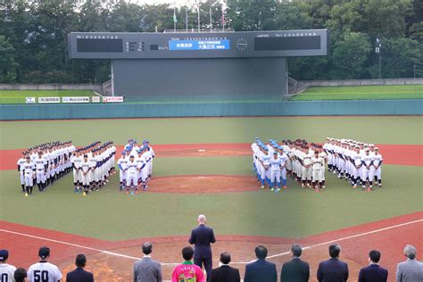 東都大学リーグが福島県で開幕 「熱い戦いを」亜大・田中幹也が宣誓 春の大分県に続く地方開催 アマ野球写真ニュース 日刊スポーツ