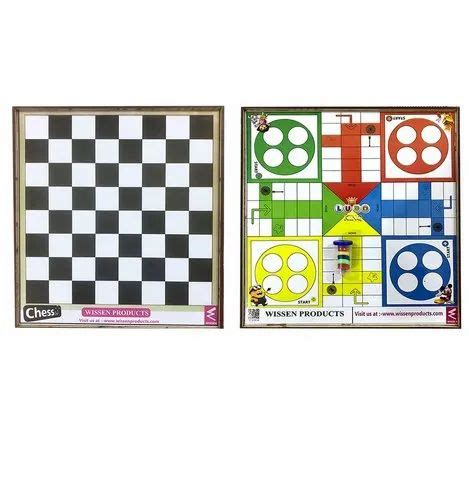 Wooden Chess And Ludo Board Game Number Of Players Cm At