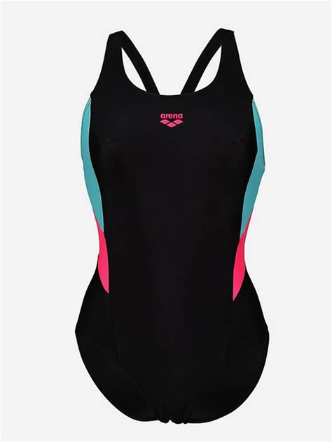 Maillot de bain natation back panel 1 pièce noir femme Arena wimod