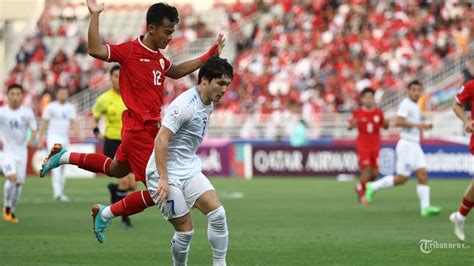 Live Skor Timnas U23 Indonesia Vs Uzbekistan 0 1 Gawang Ernando Jebol