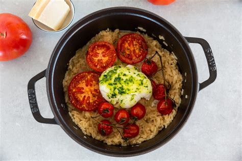 Ofentomaten Risotto Mit Kr Uter Burrata Sch Tze Aus Meiner K Che