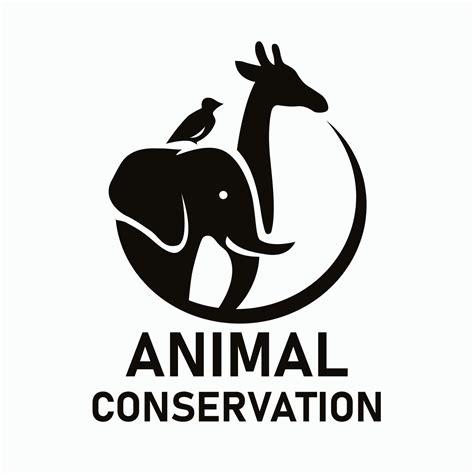 Animal conservation logo template design 66815024 Vector Art at Vecteezy