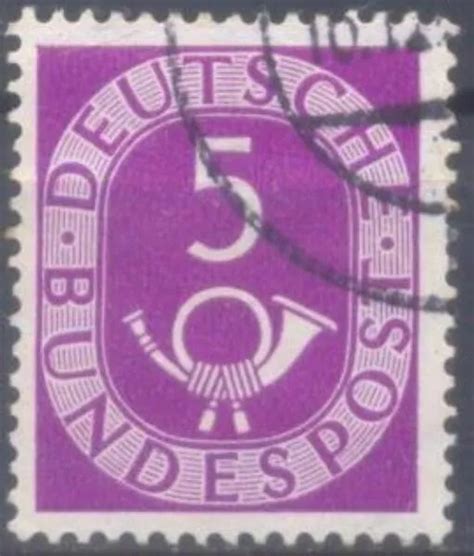 Brd Mi Nr Posthorn Briefmarke Deutschland Bund Gestempelt