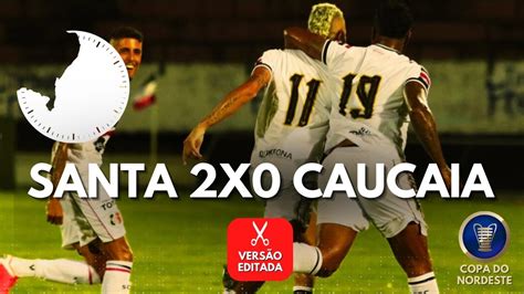 SANTA CRUZ VENCE O CAUCAIA E SE CLASSIFICA NA PRÉ COPA DO NORDESTE