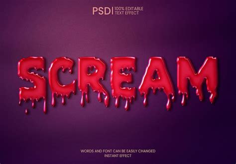 Free Psd Bloody Halloween Text Effect