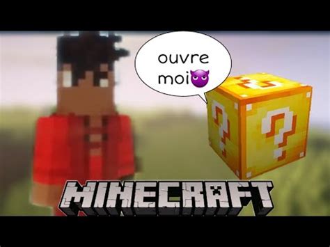 Ouvrir Des Lucky Block Pour Survivre Aux Autres Joueurs Dans Minecraft