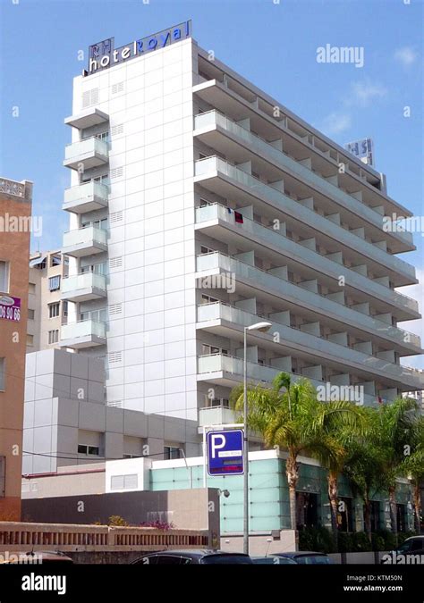 Benidorm Hotel RH Royal 2 Stock Photo - Alamy