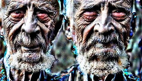 Hyper Realistic Color Photo Portrait Of A Weathered Stable Diffusion