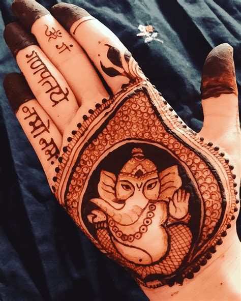 Ganesh Chaturthi Mehndi Design Images Ganesh Chaturthi Henna Design Ideas