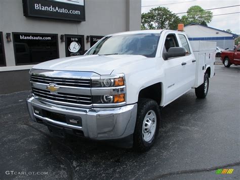 2016 Summit White Chevrolet Silverado 2500hd Wt Double Cab 144184342