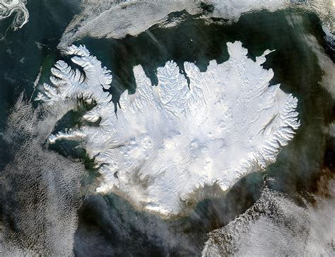 Nasa Visible Earth Iceland