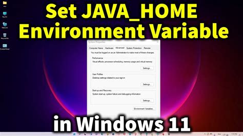 How To Set Java Home Environment Variable And Java Path On Windows